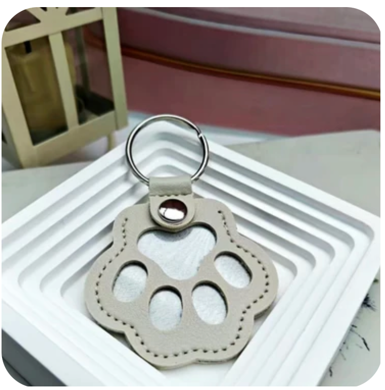 Leather Fur Paw Keepsake