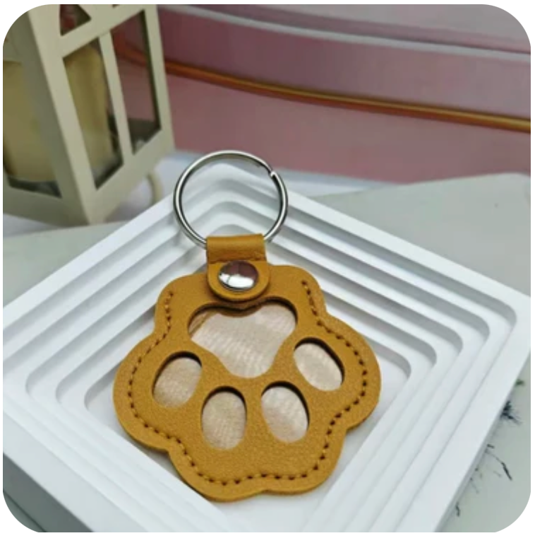 Leather Fur Paw Keepsake